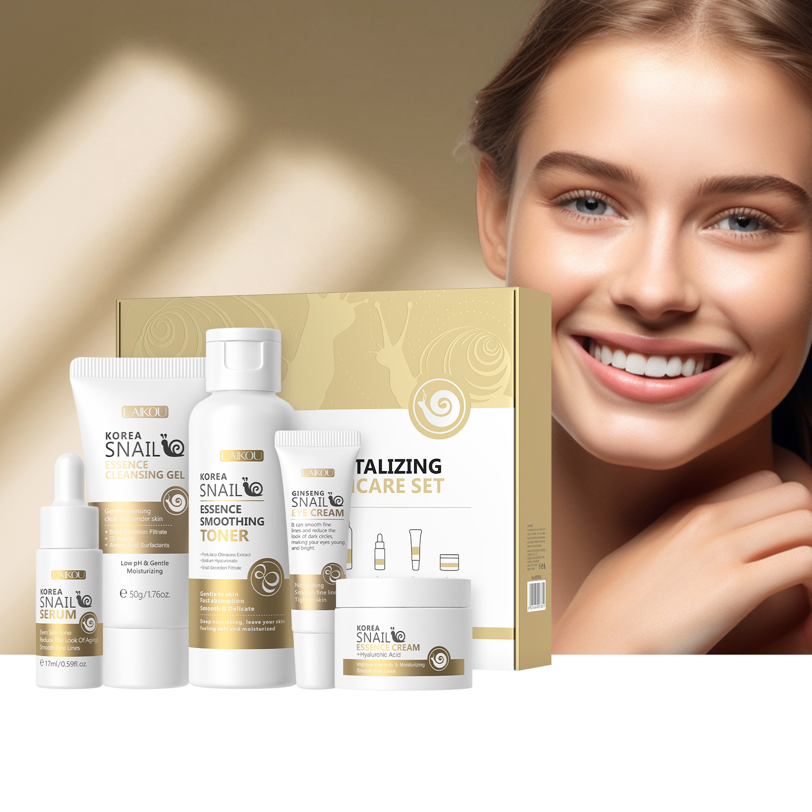 Essence Serum Toner - Juego de cuidado de la piel