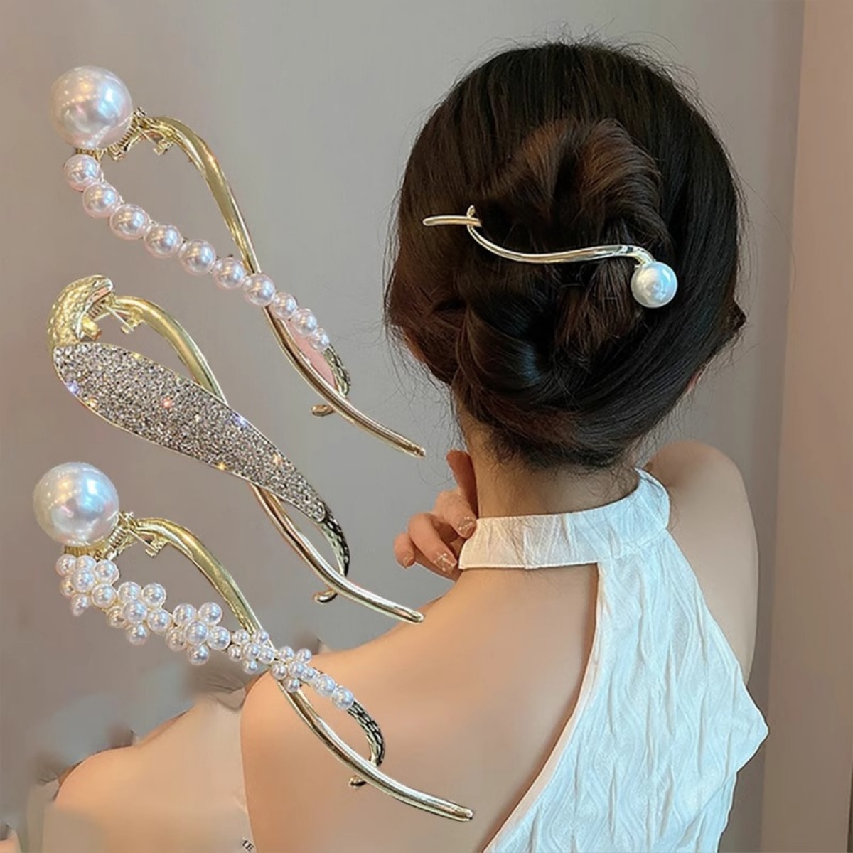 Pinza para el pelo de perlas c - Korean Lifestyle & Kids Boutique Photos reseña y precio