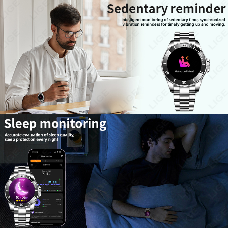 Reloj inteligente LIGE de nuev - Korean Luxury Lifestyle reseña y precio